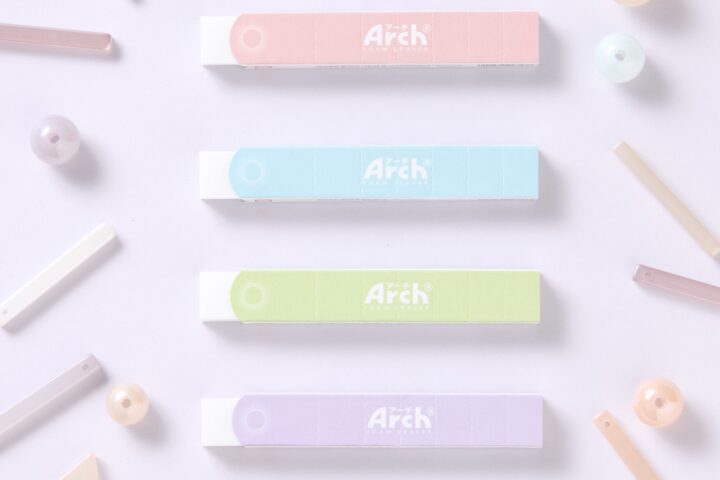 アーチ消しゴムスリムタイプ