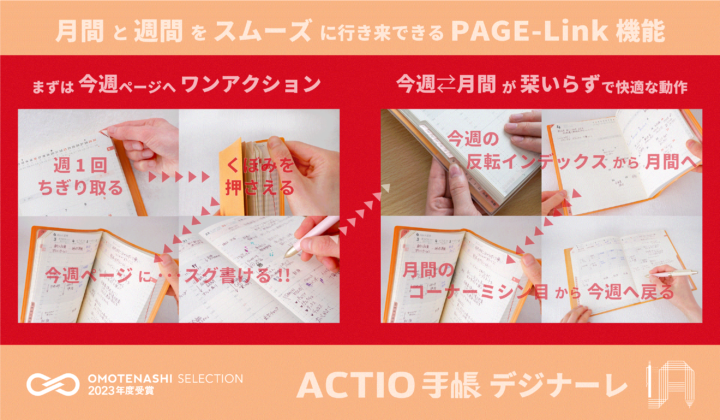 ACTIO手帳 デジナーレ（with  PAGE-Link機能）