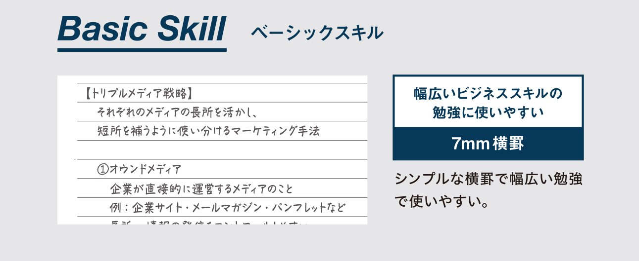 Basic Skill罫線案内